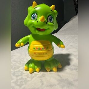 Vibrant Dino Dance Toy - Green and Yellow